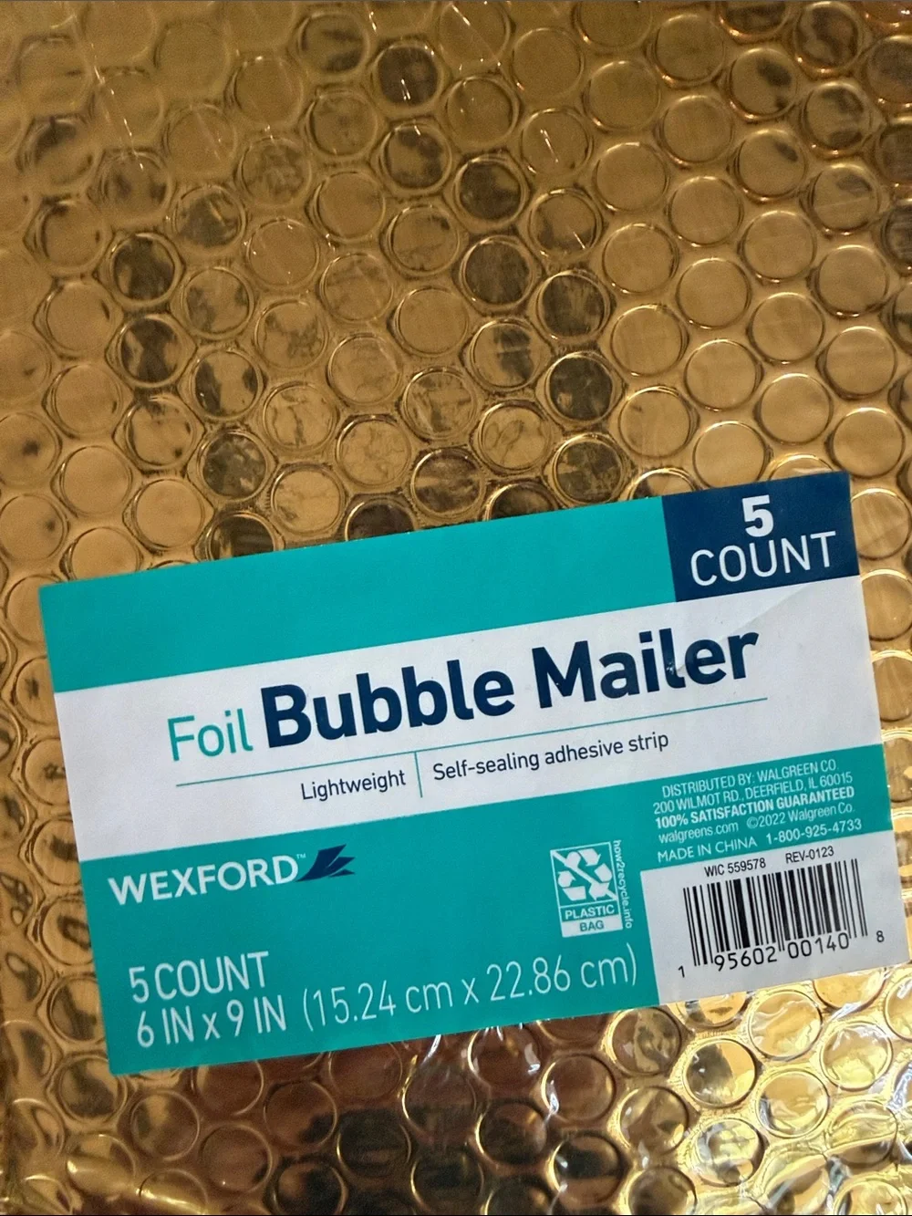 New Resellers items choose bubble mailers, tape measures or thank you cards